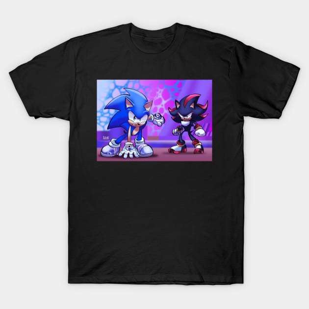 Sonic prime and shadow T-Shirt by Klaudiapasqui 96